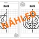 Halloweenská osová souměrnost 2