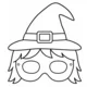 Halloweenské škrabošky pro děti – ZDARMA 2