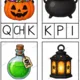 Halloweenská kolíčkovaná - počáteční písmena 3