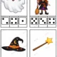 Halloweenská kolíčkovaná - počítání slabik 3