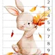 Podzimní matematické skládanky s čísly 1-10 a 10-20 s autokontrolou, 20 obrázků 3