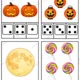 Halloweenská kolíčkovaná - počítání 3