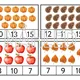 Tematické kolíčkování podle ročních období - počítání do 15 2