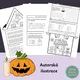 HALLOWEEN, DUŠIČKY - SKLÁDAČKA - 2. ROČNÍK- UČIVO ČJ, M 3