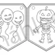 HALLOWEENSKÁ GIRLANDA k vybarvení 7
