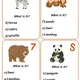 Zoo animals set - běhací diktát a flashcards 2