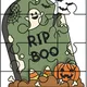 Halloweenské puzzle 3