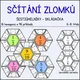 Krácení, sčítaní a násobení zlomků - šestiúhelníková skládačka 5