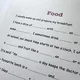 Picture reading FOOD 5