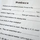 Picture reading - Numbers 5