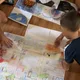 Vesmír - kooperativní obraz, 18 × A4 4