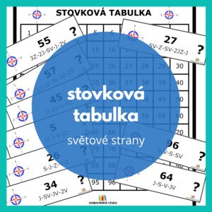 stovková tabulka - světové strany