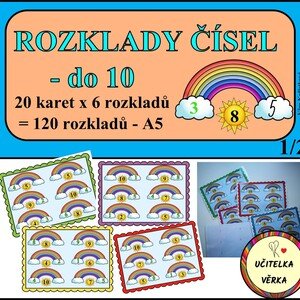 ROZKLADY ČÍSEL - do 10