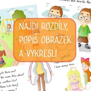 Najdi rozdíly, popiš obrázek a vykresli