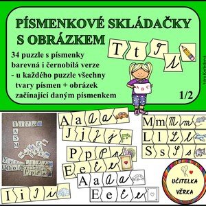PÍSMENKOVÉ SKLÁDAČKY S OBRÁZKEM