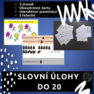 Malované slovní úlohy do 20