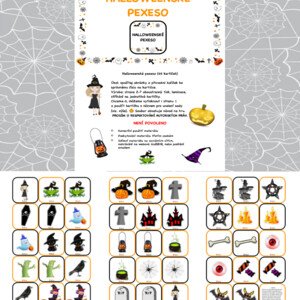 Halloweenské pexeso