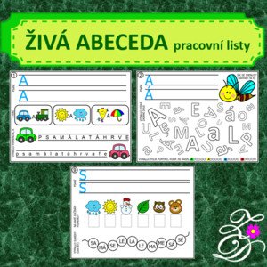 Živá abeceda - pracovní listy