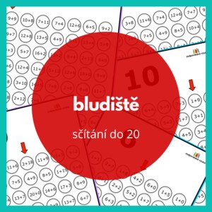 bludiště - sčítání do 20