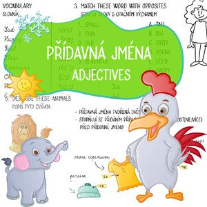 Anglická přídavná jména a stupňování přídavných jmén
