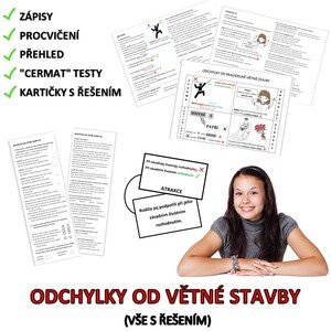 ODCHYLKY OD VĚTNÉ STAVBY (vše s řešením)