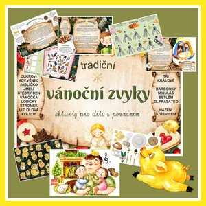 VÁNOČNÍ ZVYKY - aktivní kniha s poznáním 