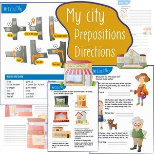 MY city - Prepositions, directions