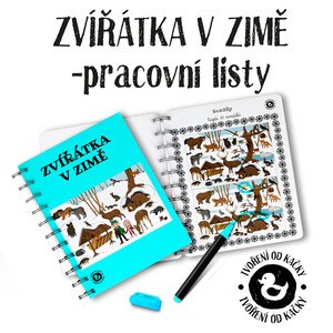 Zvířátka v zimě - kniha