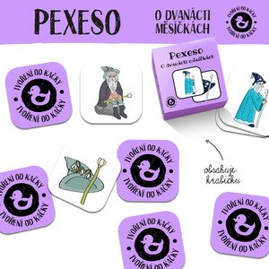 Pexeso O DVANÁCTI MĚSÍČKÁCH
