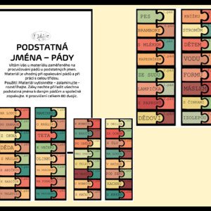 Podstatná jména - PÁDY 