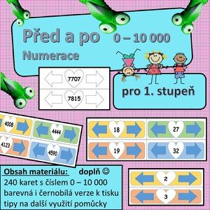 Před a po - numerace 0 - 10 000