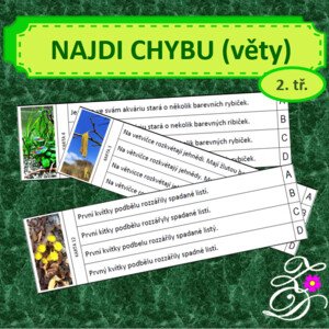 Najdi chybu (věty)