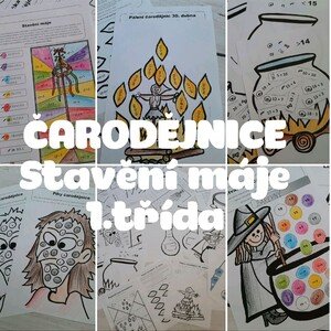 Čarodějnice, stavění máje 1. třída