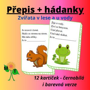 Přepis + hádanky
