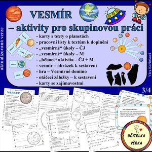 VESMÍR - aktivity pro skupinovou práci