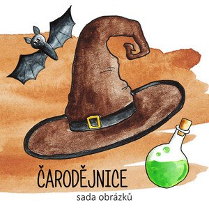 ČARODĚJNICE - sada obrázků
