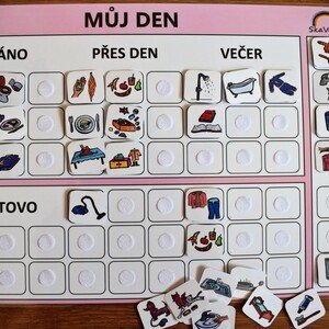 MŮJ DEN - plánovací tabulka /růžový, formát A3/
