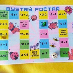 Bystrý počtář - Společenská hra