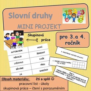 Slovní druhy - mini projekt