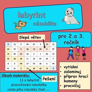 Násobilka - labyrint