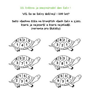 ŽELVÍ matematika 