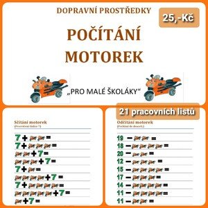 Počítání do dvaceti s pohádkovými motorkami