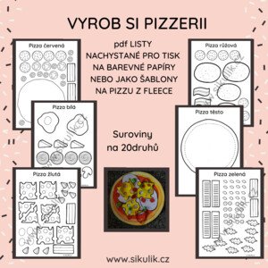 Vyrob Si Pizzerii- Vystřihovánka