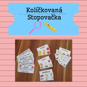 Anglická slovíčka a fráze - kolíčkování
