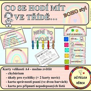 CO SE HODÍ MÍT VE TŘÍDĚ… BOHO styl