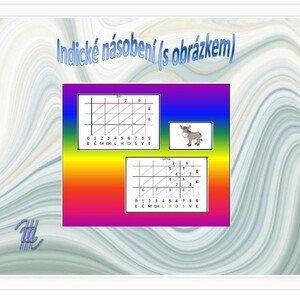Indické násobení - s obrázkovým rébusem