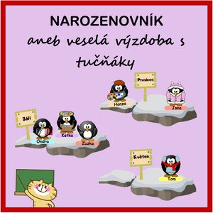 Narozeninovník s tučňáky
