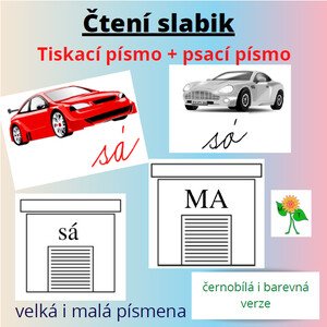 Garáže - čtení slabik