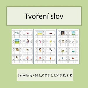 Tvoření slov, psaní, čtení