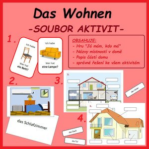 Das Wohnen - soubor aktivit
